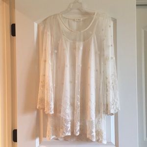 Ivory Lace Tunic